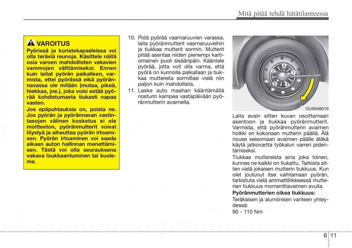 Hyundai Sonata NF V 5 omistajan kasikirja / page 294