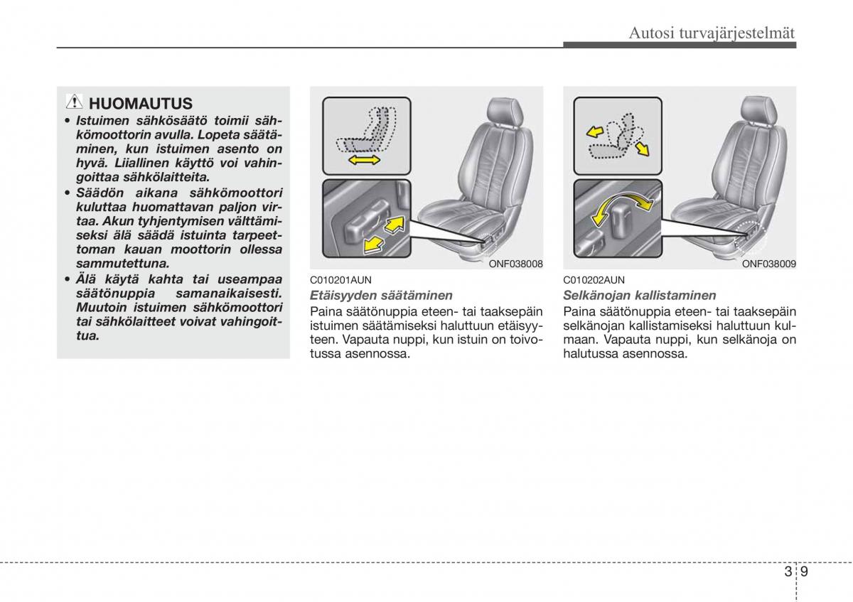 Hyundai Sonata NF V 5 omistajan kasikirja / page 30