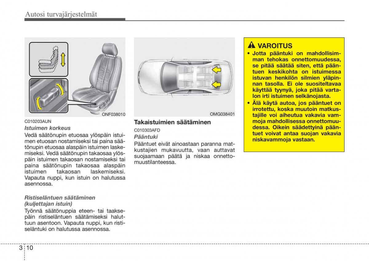 Hyundai Sonata NF V 5 omistajan kasikirja / page 31