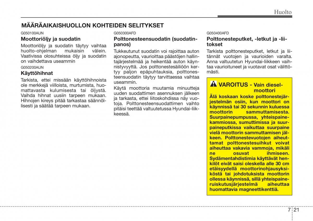 Hyundai Sonata NF V 5 omistajan kasikirja / page 322