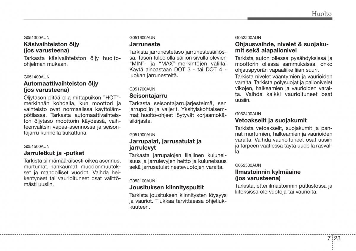 Hyundai Sonata NF V 5 omistajan kasikirja / page 324