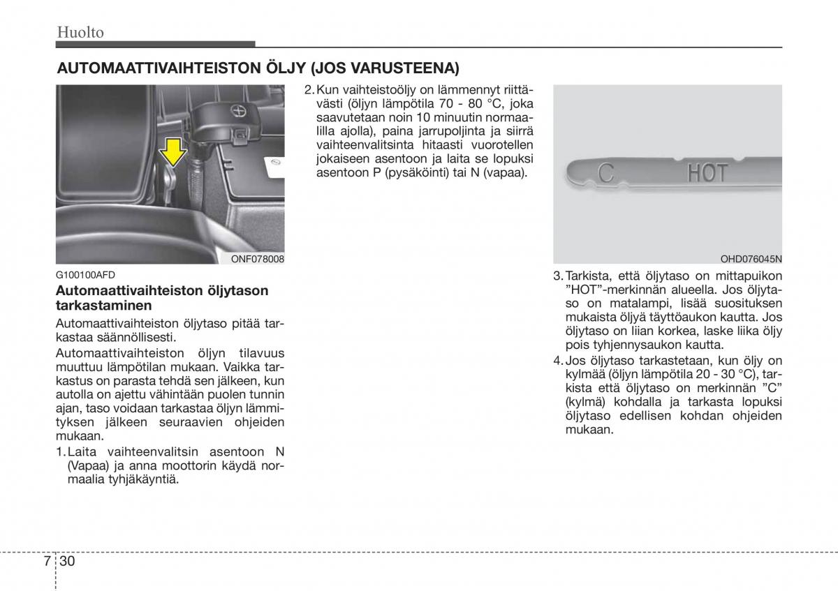 Hyundai Sonata NF V 5 omistajan kasikirja / page 331