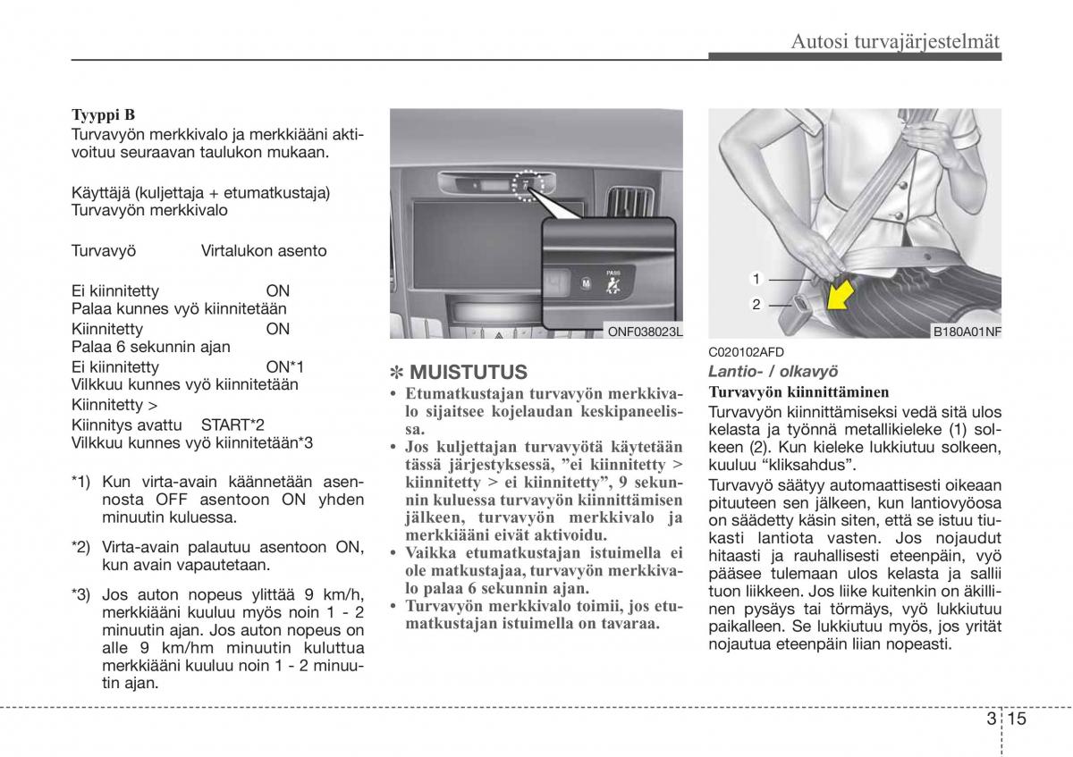 Hyundai Sonata NF V 5 omistajan kasikirja / page 36