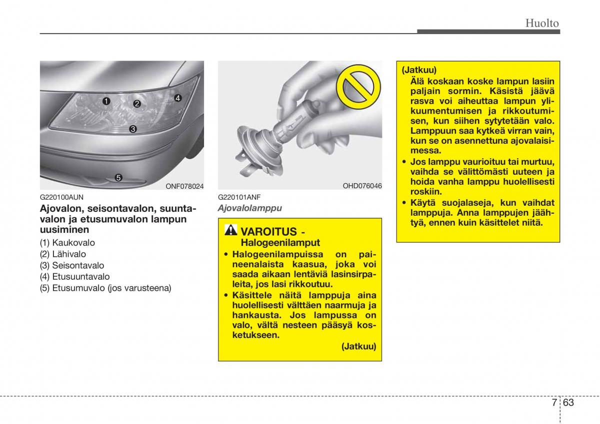 Hyundai Sonata NF V 5 omistajan kasikirja / page 364