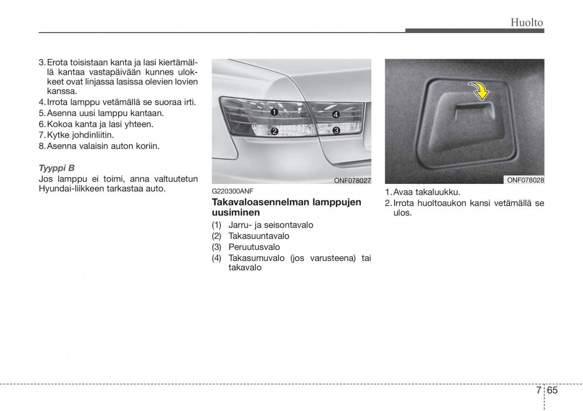 Hyundai Sonata NF V 5 omistajan kasikirja / page 366