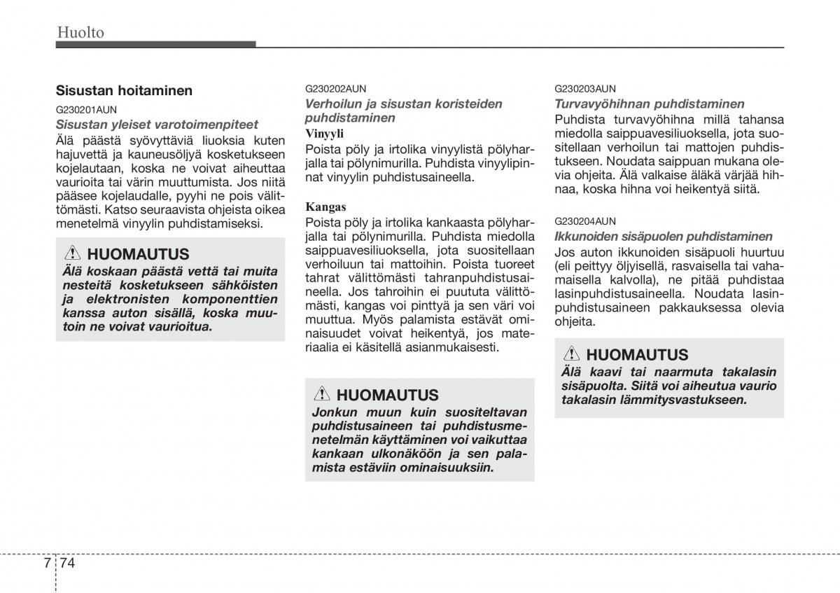 Hyundai Sonata NF V 5 omistajan kasikirja / page 375