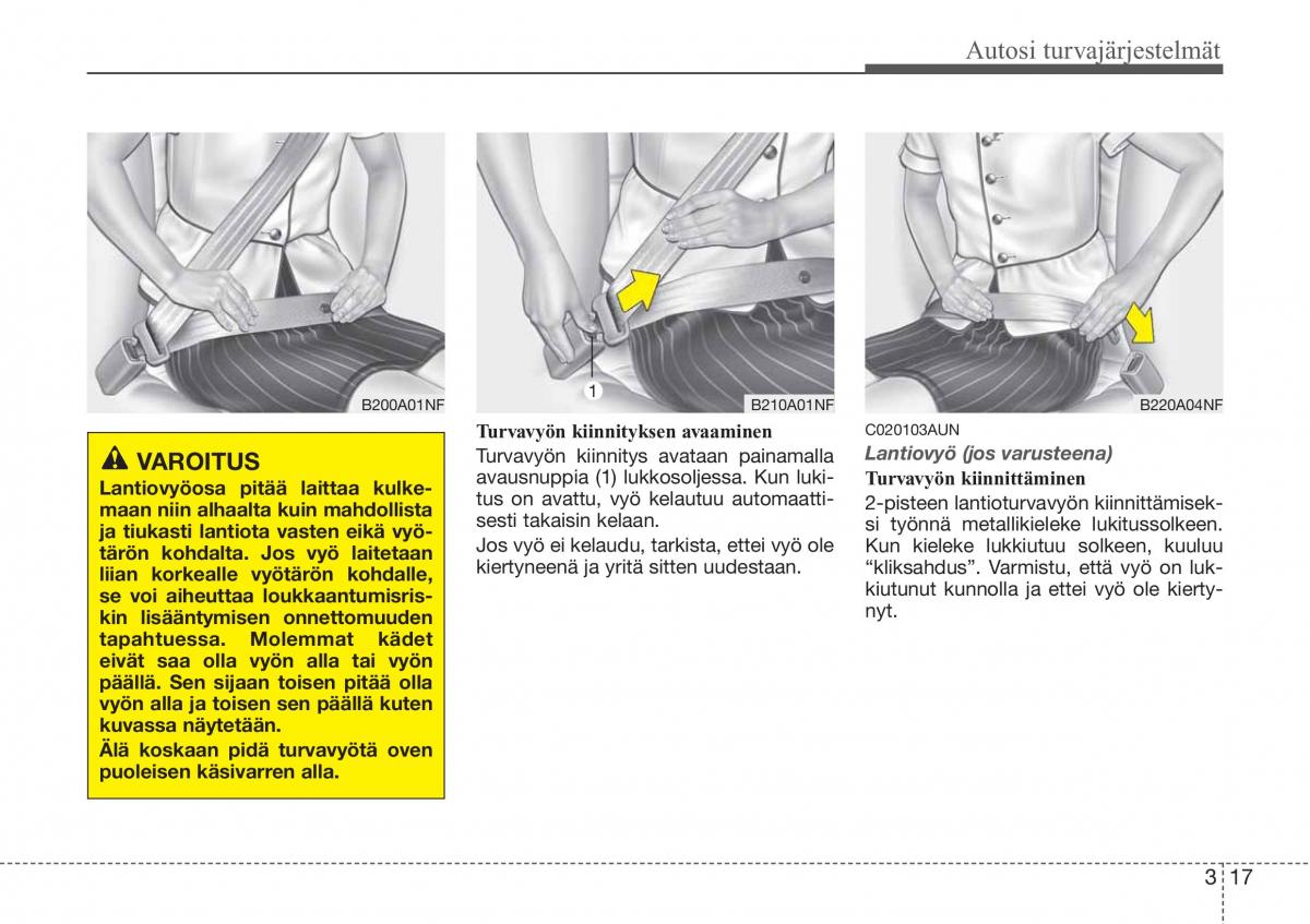 Hyundai Sonata NF V 5 omistajan kasikirja / page 38