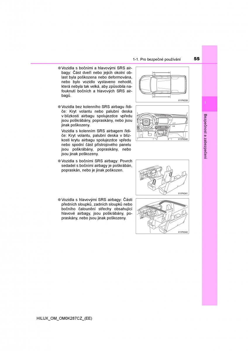 Toyota Hilux VIII 8 AN120 AN130 navod k obsludze / page 55