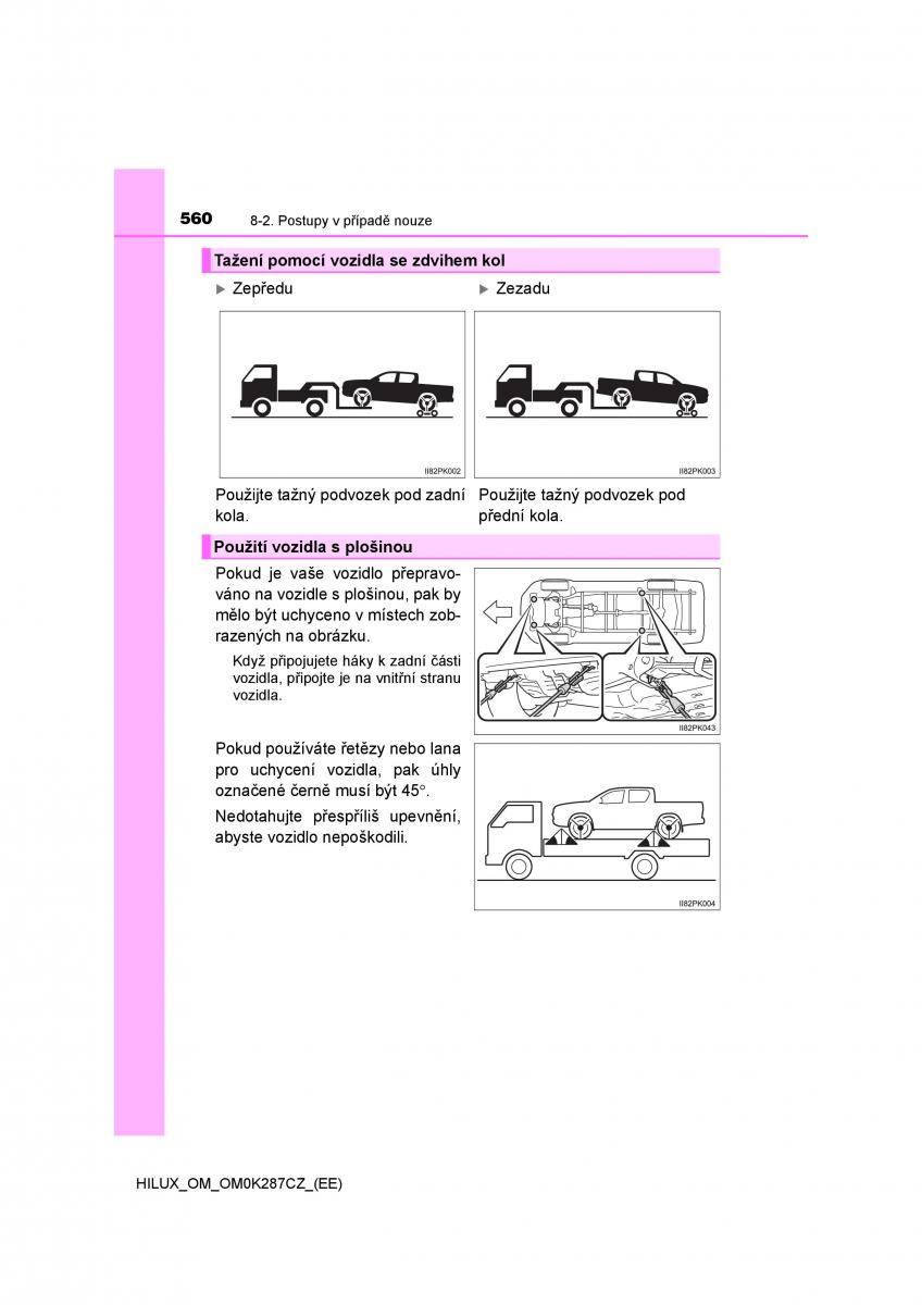 Toyota Hilux VIII 8 AN120 AN130 navod k obsludze / page 560