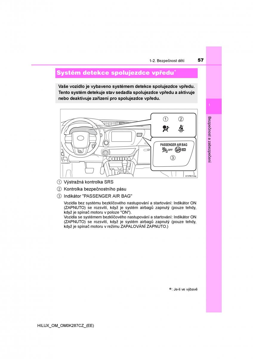 Toyota Hilux VIII 8 AN120 AN130 navod k obsludze / page 57