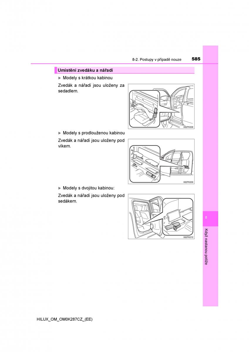 Toyota Hilux VIII 8 AN120 AN130 navod k obsludze / page 585