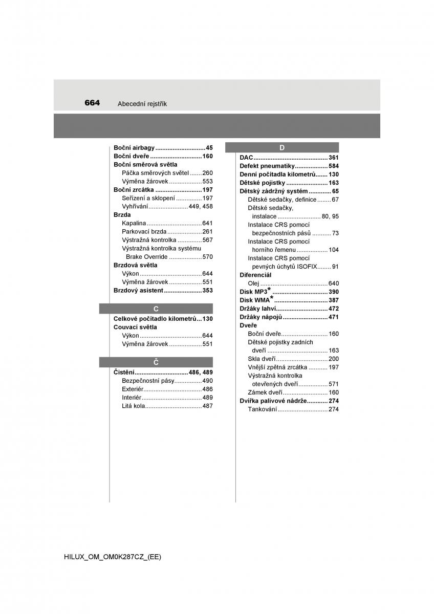 Toyota Hilux VIII 8 AN120 AN130 navod k obsludze / page 664