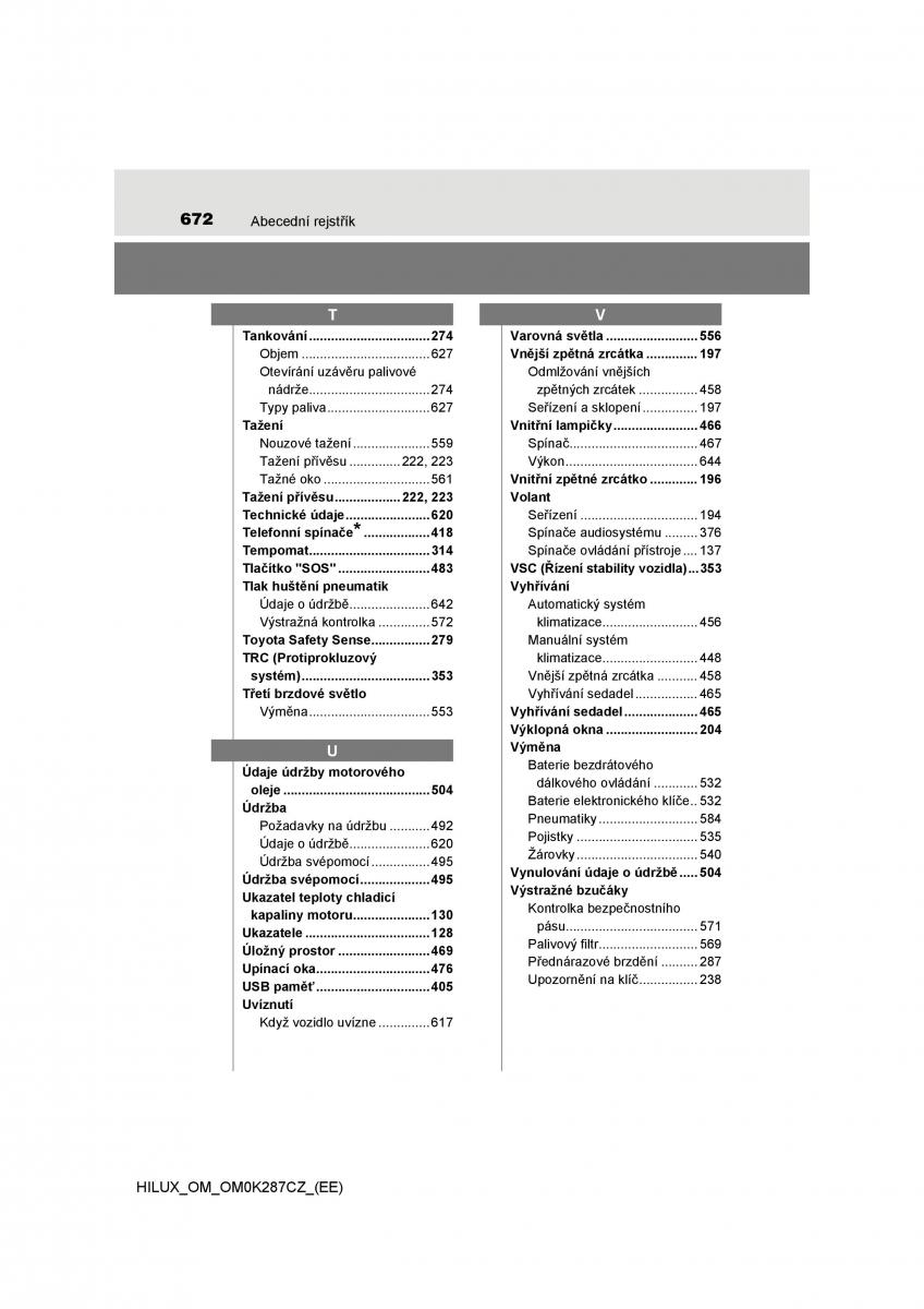 Toyota Hilux VIII 8 AN120 AN130 navod k obsludze / page 672