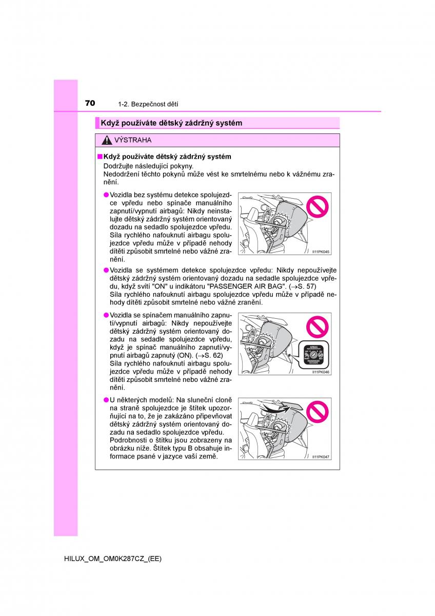 Toyota Hilux VIII 8 AN120 AN130 navod k obsludze / page 70