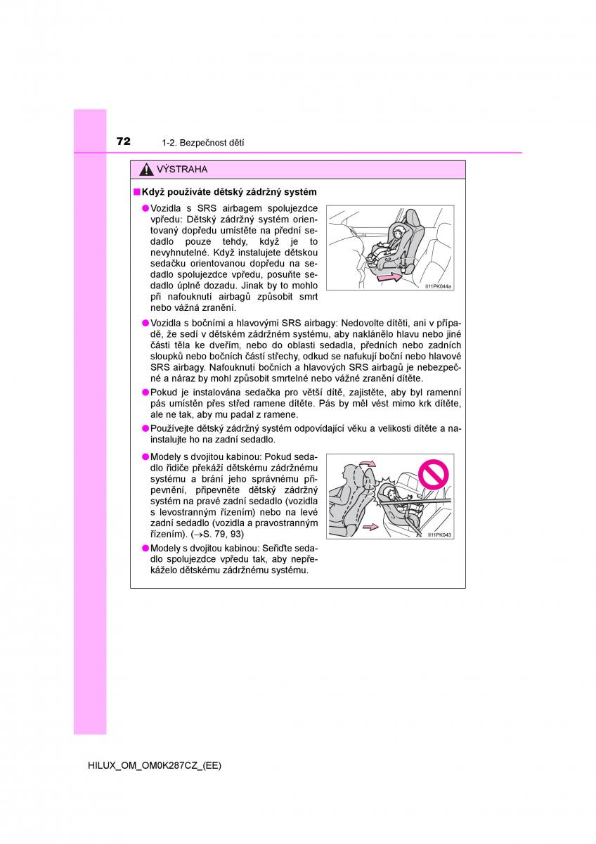 Toyota Hilux VIII 8 AN120 AN130 navod k obsludze / page 72