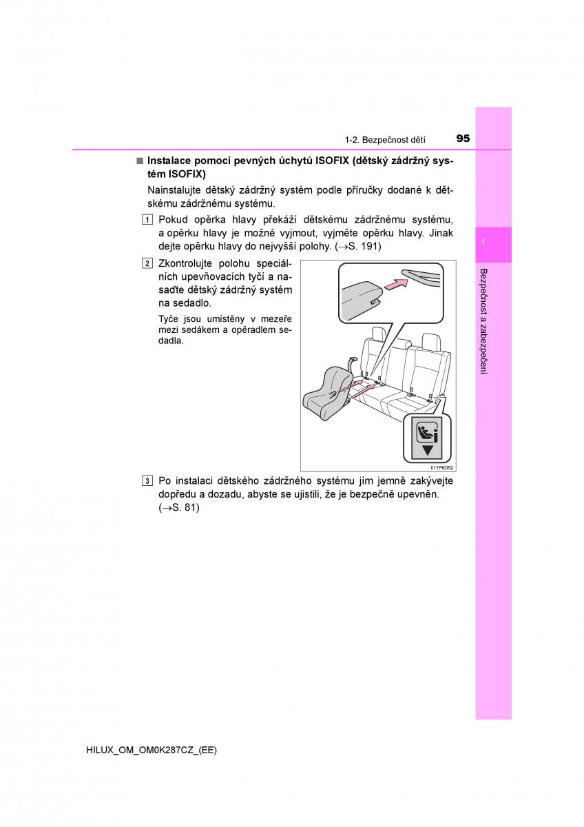 Toyota Hilux VIII 8 AN120 AN130 navod k obsludze / page 95