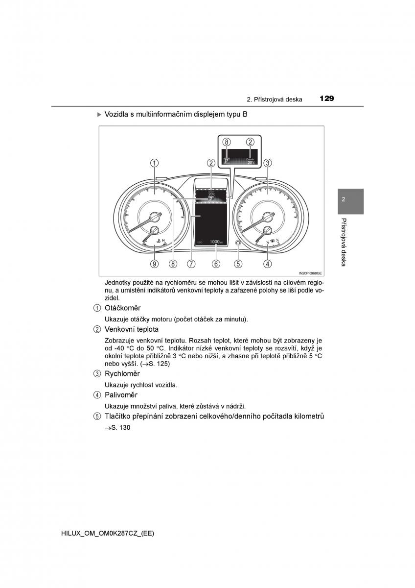 Toyota Hilux VIII 8 AN120 AN130 navod k obsludze / page 129