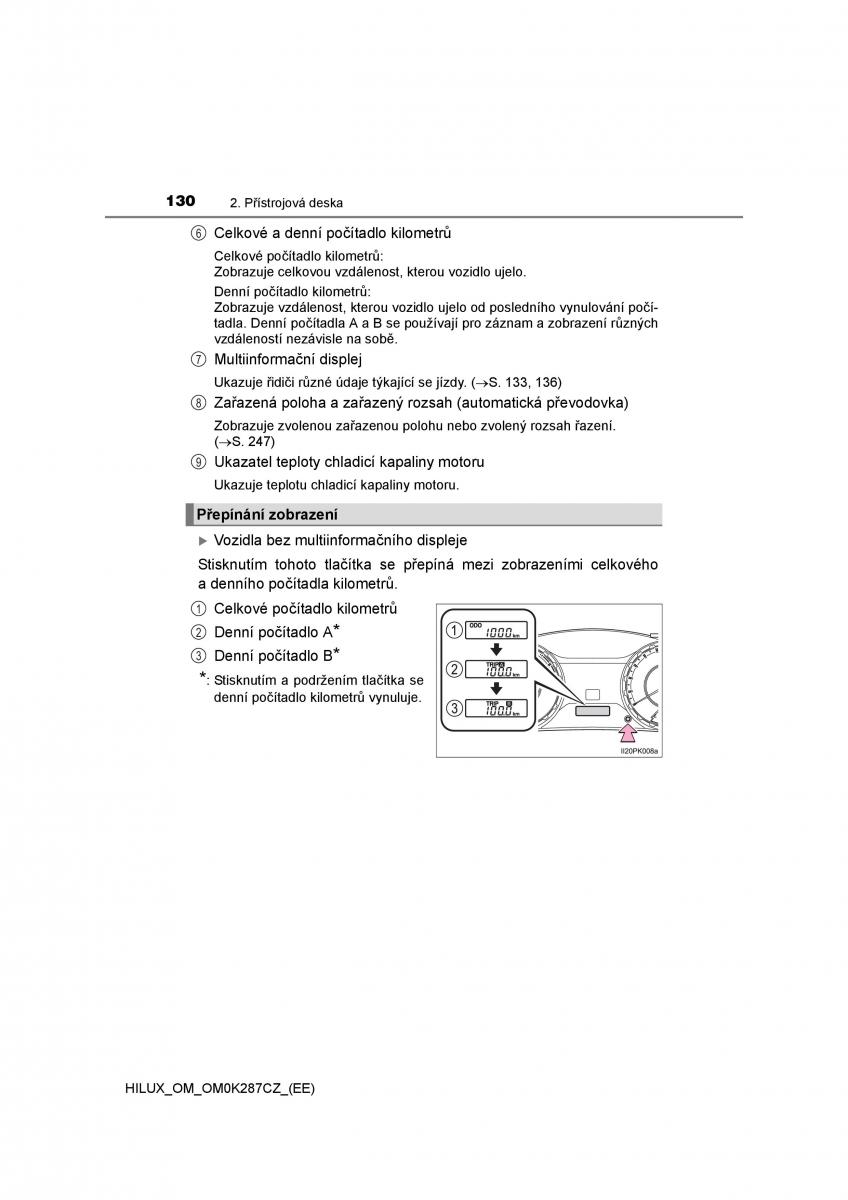 Toyota Hilux VIII 8 AN120 AN130 navod k obsludze / page 130