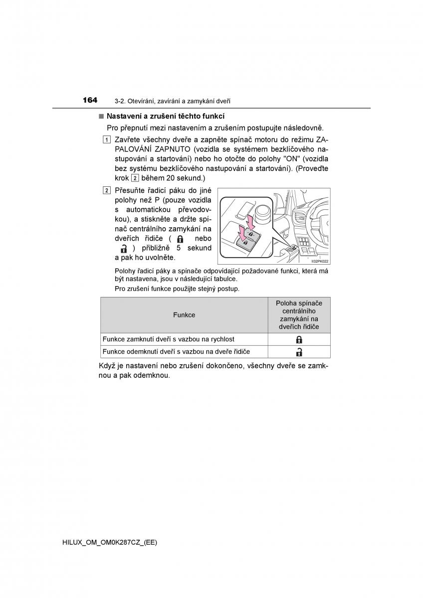 Toyota Hilux VIII 8 AN120 AN130 navod k obsludze / page 164