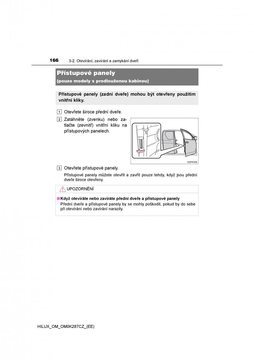 Toyota Hilux VIII 8 AN120 AN130 navod k obsludze / page 166