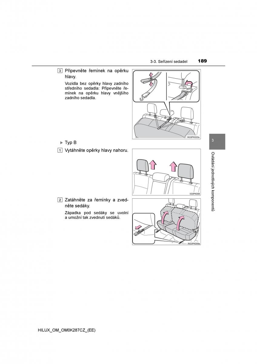 Toyota Hilux VIII 8 AN120 AN130 navod k obsludze / page 189