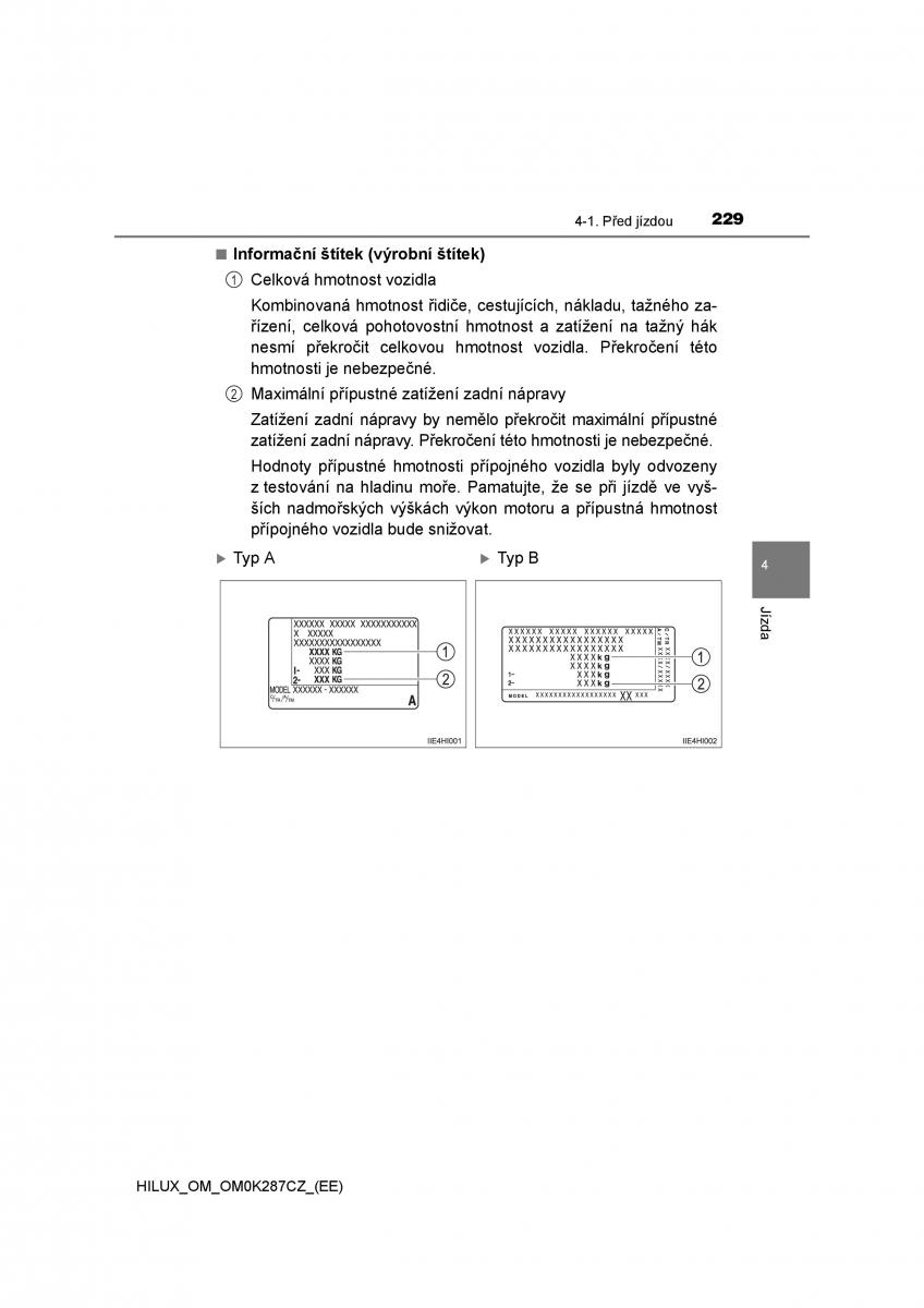 Toyota Hilux VIII 8 AN120 AN130 navod k obsludze / page 229