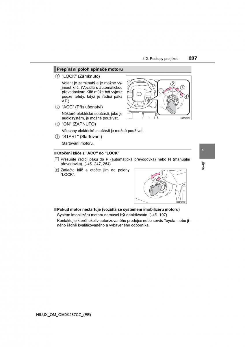 Toyota Hilux VIII 8 AN120 AN130 navod k obsludze / page 237