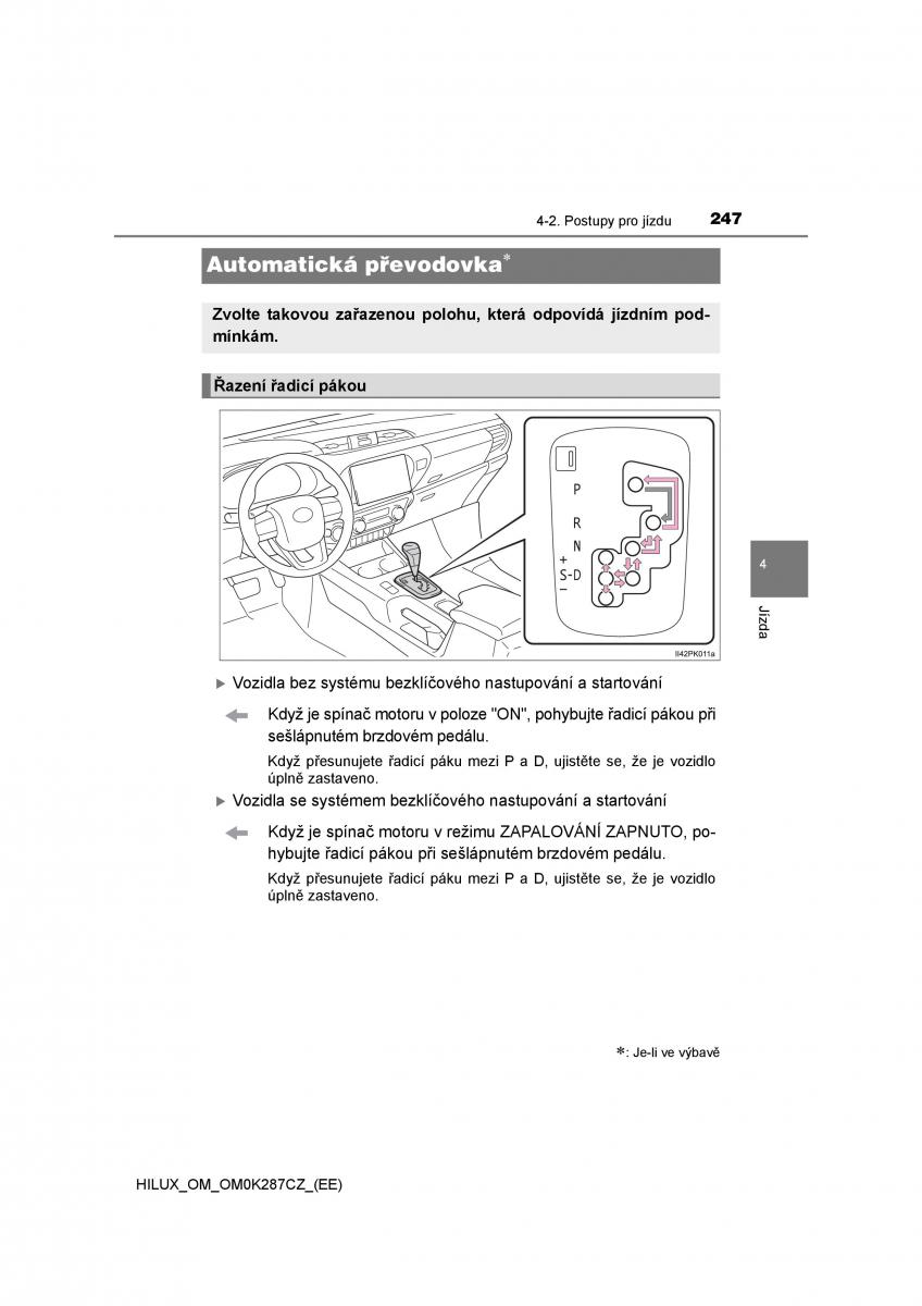 Toyota Hilux VIII 8 AN120 AN130 navod k obsludze / page 247