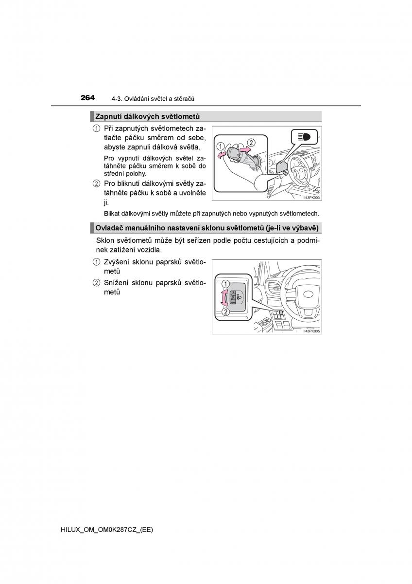 Toyota Hilux VIII 8 AN120 AN130 navod k obsludze / page 264