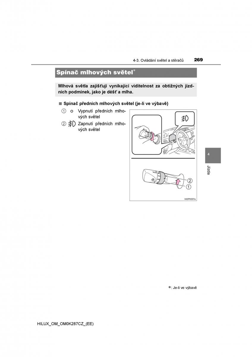 Toyota Hilux VIII 8 AN120 AN130 navod k obsludze / page 269