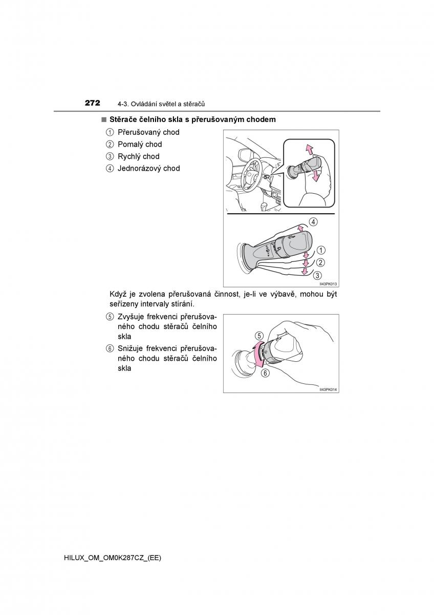 Toyota Hilux VIII 8 AN120 AN130 navod k obsludze / page 272