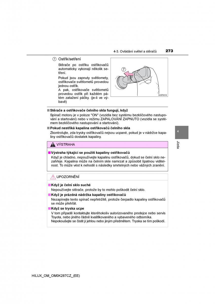 Toyota Hilux VIII 8 AN120 AN130 navod k obsludze / page 273