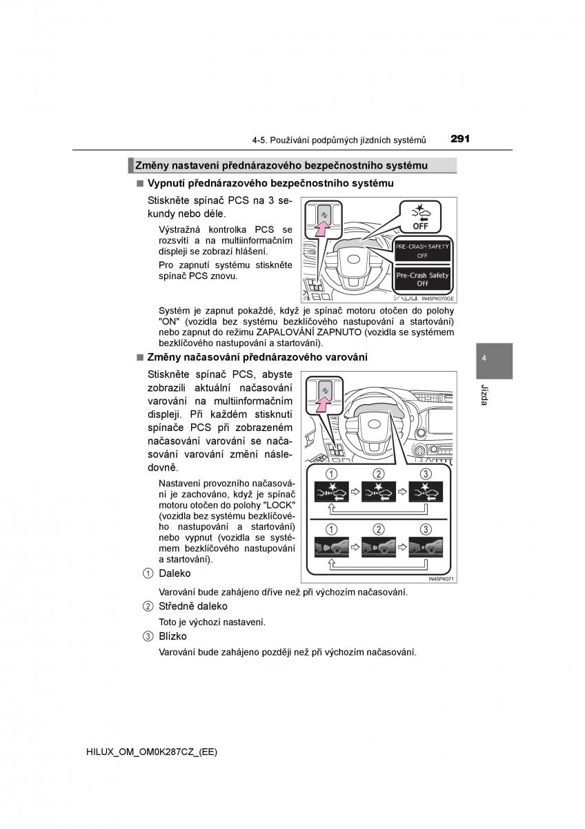 Toyota Hilux VIII 8 AN120 AN130 navod k obsludze / page 291