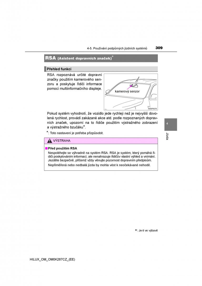 Toyota Hilux VIII 8 AN120 AN130 navod k obsludze / page 309