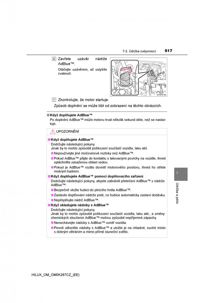 Toyota Hilux VIII 8 AN120 AN130 navod k obsludze / page 517