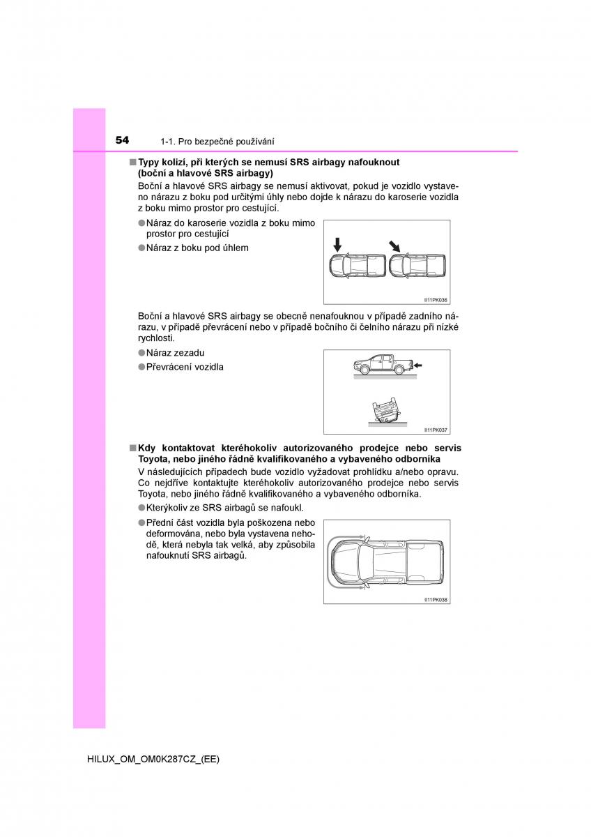 Toyota Hilux VIII 8 AN120 AN130 navod k obsludze / page 54