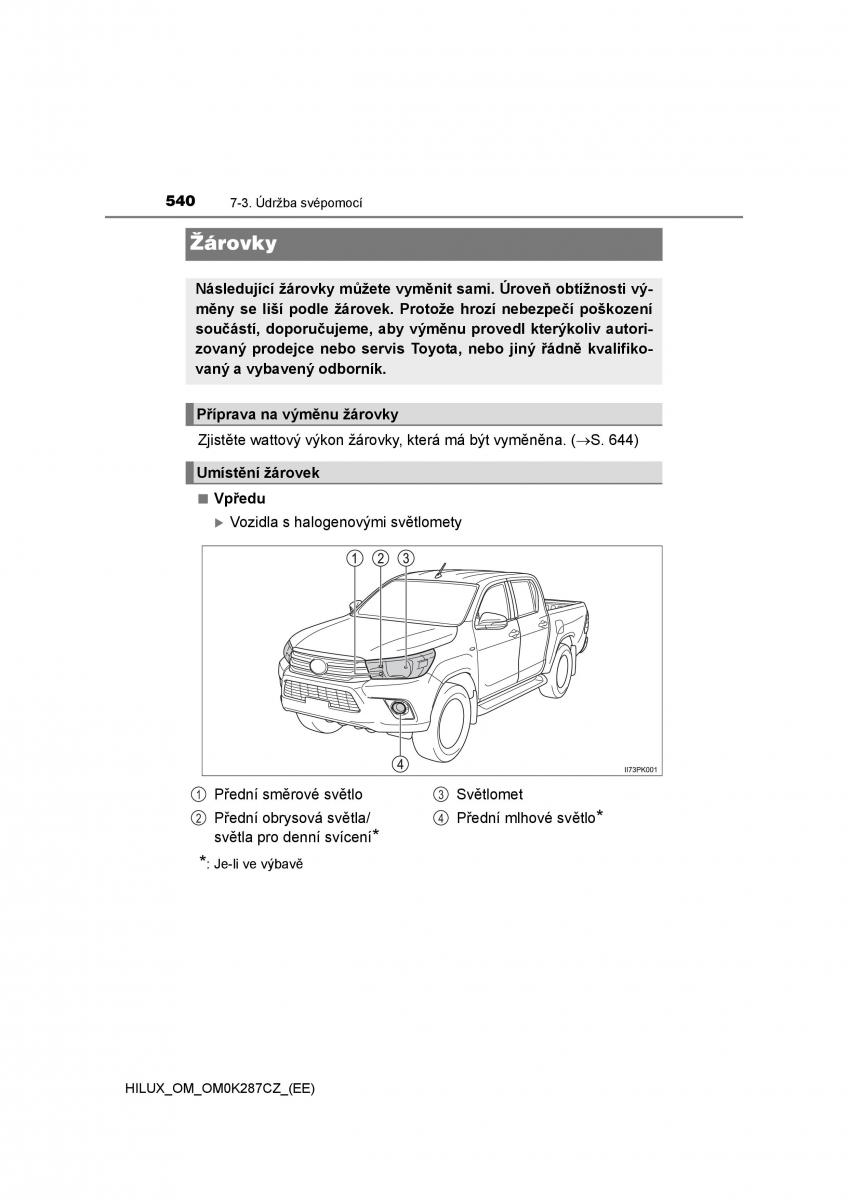 Toyota Hilux VIII 8 AN120 AN130 navod k obsludze / page 540