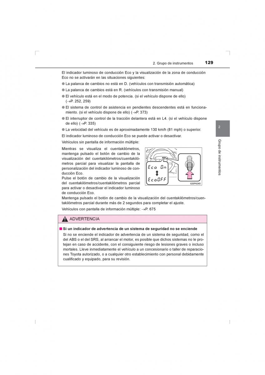 Toyota Hilux VIII 8 AN120 AN130 manual del propietario / page 129