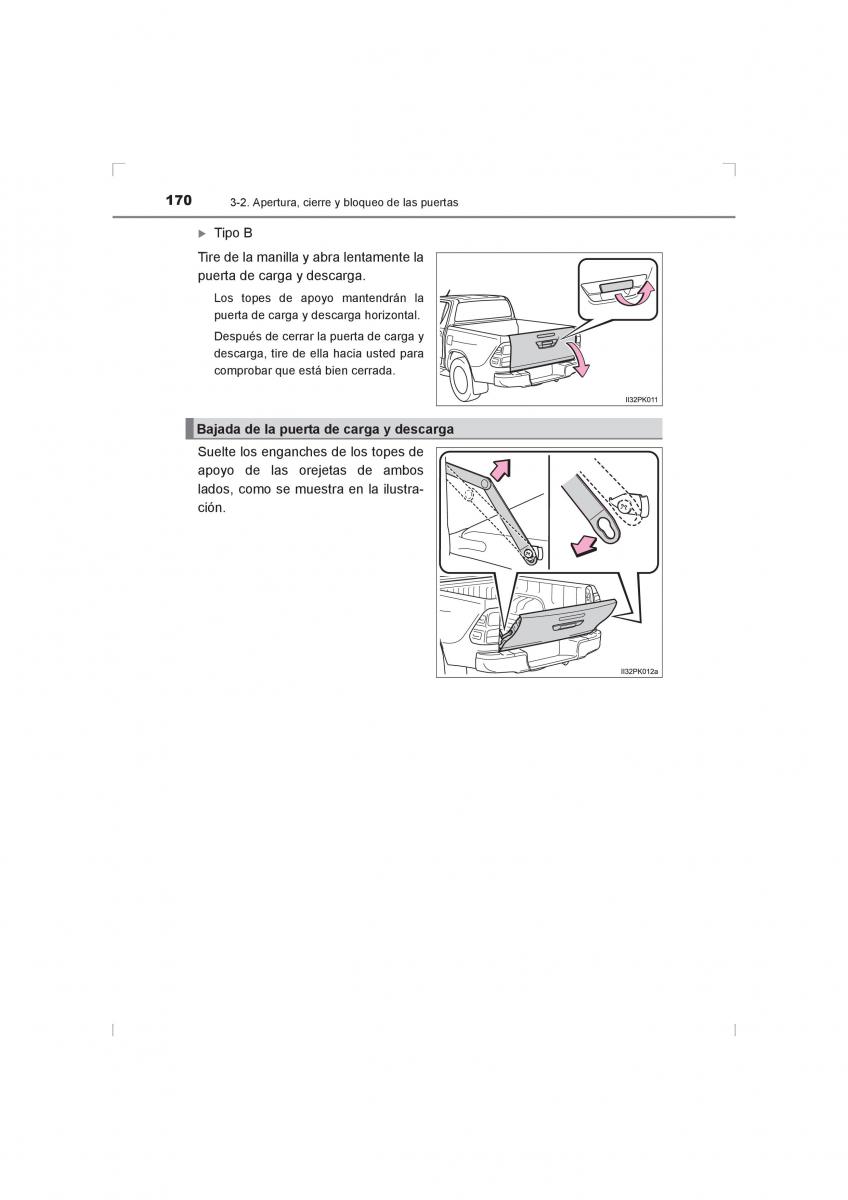 Toyota Hilux VIII 8 AN120 AN130 manual del propietario / page 170