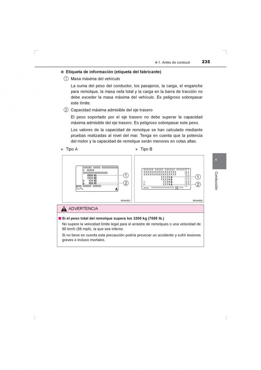 Toyota Hilux VIII 8 AN120 AN130 manual del propietario / page 235