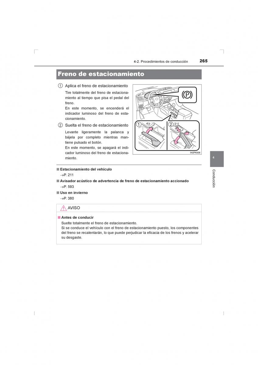 Toyota Hilux VIII 8 AN120 AN130 manual del propietario / page 265