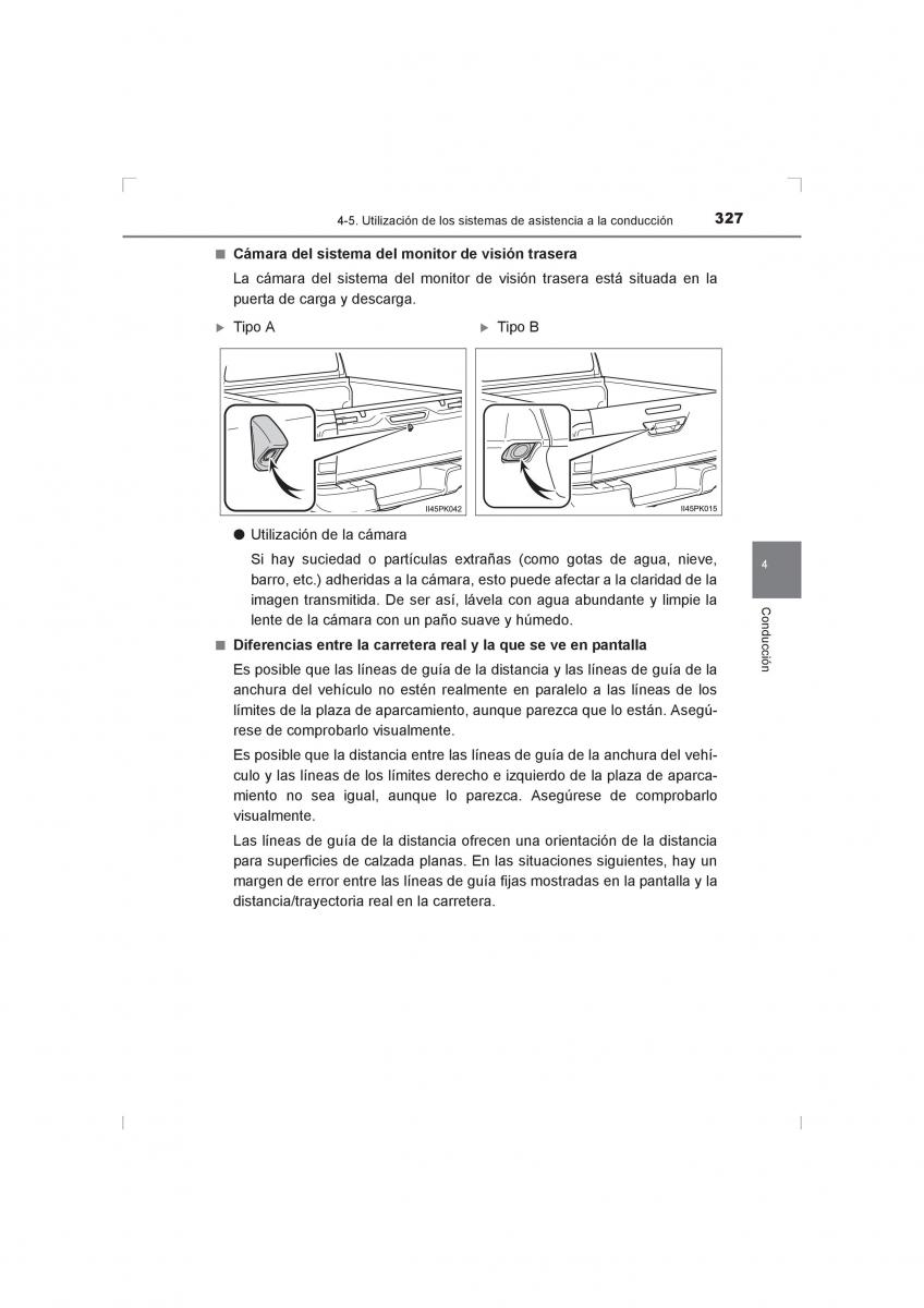 Toyota Hilux VIII 8 AN120 AN130 manual del propietario / page 327