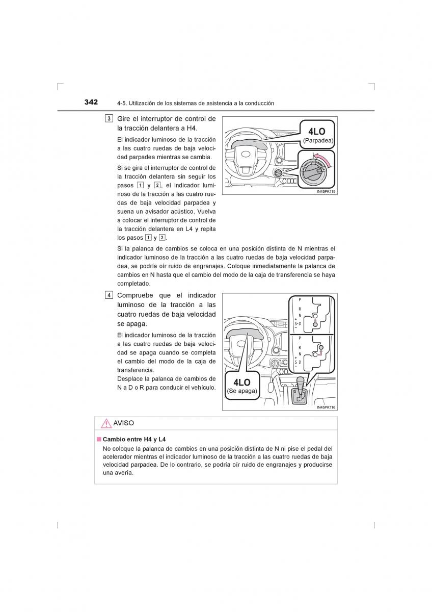 Toyota Hilux VIII 8 AN120 AN130 manual del propietario / page 342