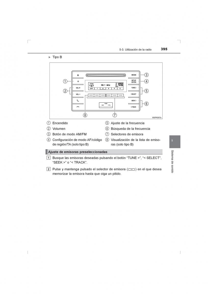 Toyota Hilux VIII 8 AN120 AN130 manual del propietario / page 395