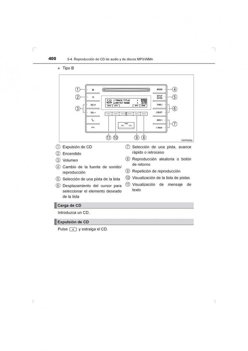 Toyota Hilux VIII 8 AN120 AN130 manual del propietario / page 400