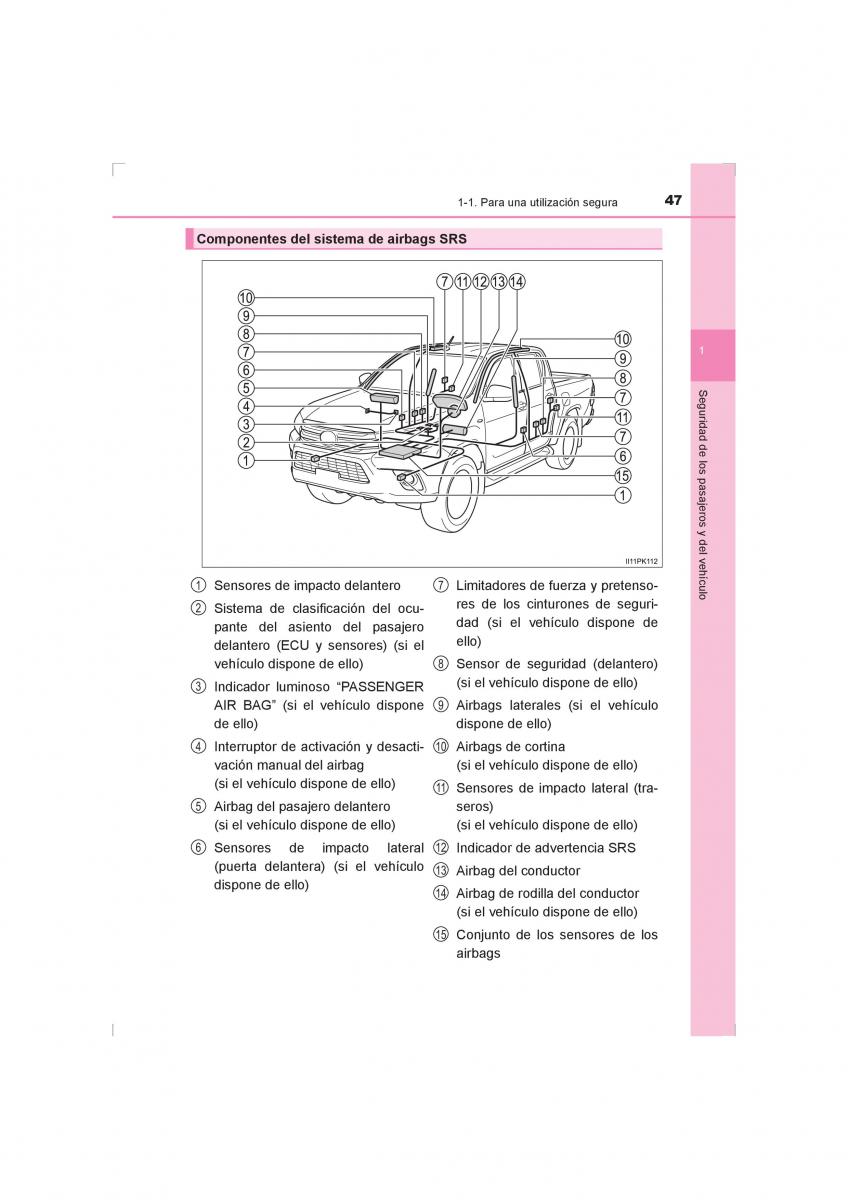 Toyota Hilux VIII 8 AN120 AN130 manual del propietario / page 47