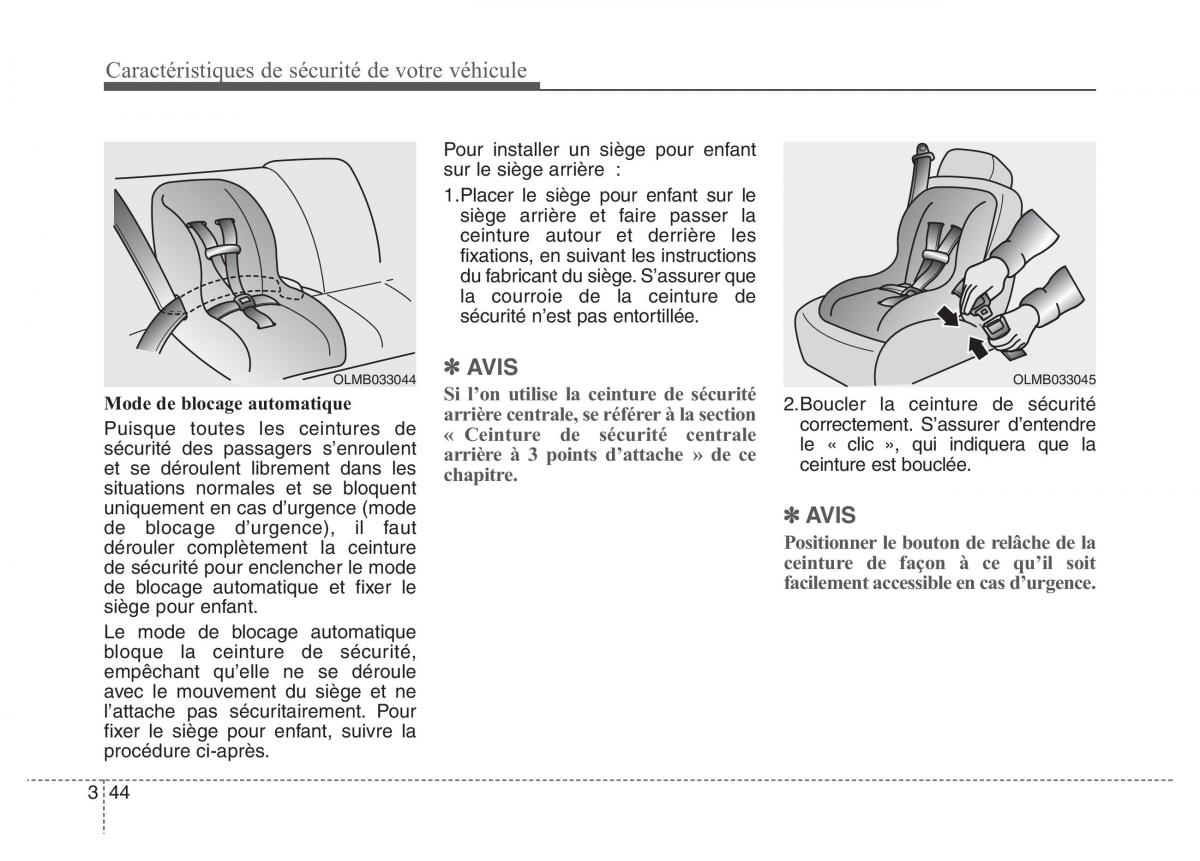 Hyundai Elantra V 5 i35 Avante MD manuel du proprietaire / page 63