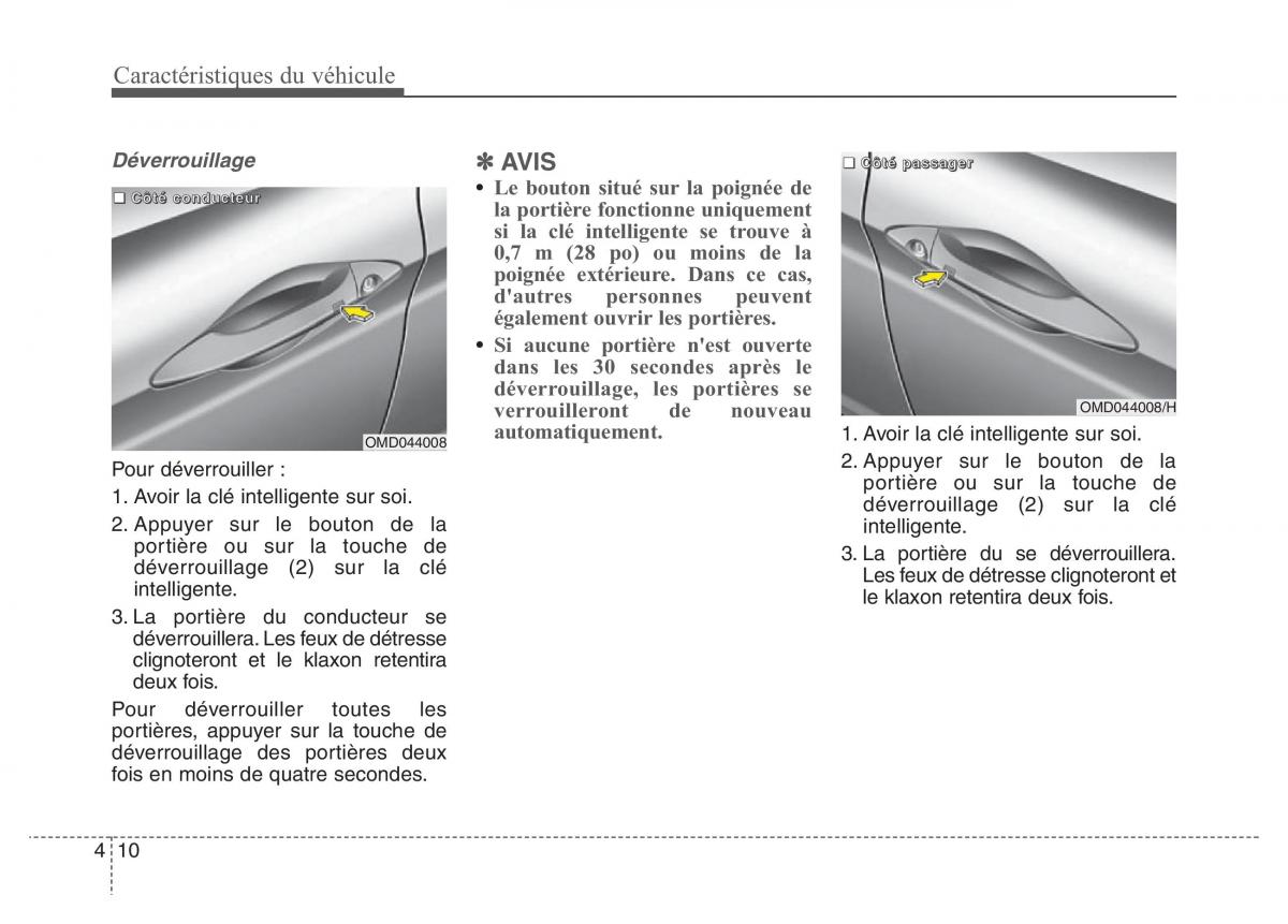 Hyundai Elantra V 5 i35 Avante MD manuel du proprietaire / page 100