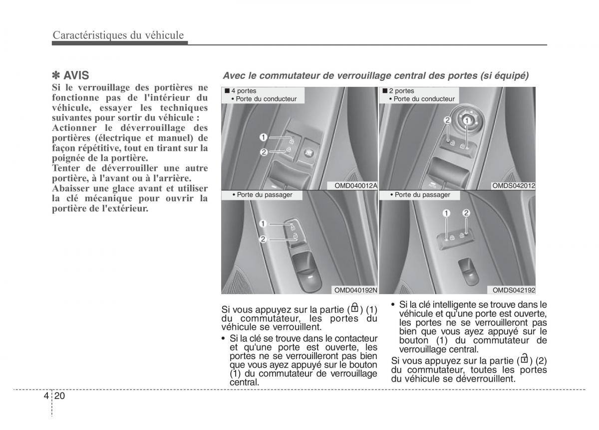 Hyundai Elantra V 5 i35 Avante MD manuel du proprietaire / page 110