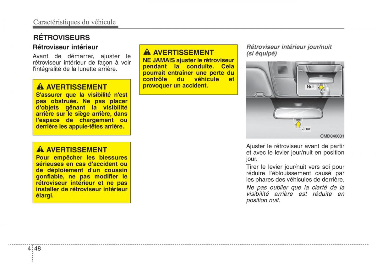 Hyundai Elantra V 5 i35 Avante MD manuel du proprietaire / page 138